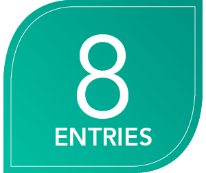 8 entries